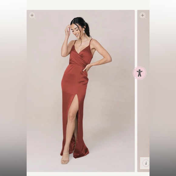 Revelry Rust Maxi Dress - Picture 7 of 8